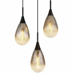 Suspension Globo KRYS Noir, 6 lumières