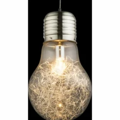 Suspension Globo LEVIN Nickel mat, 1 lumière