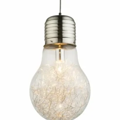 Suspension Globo LEVIN Nickel mat, 1 lumière