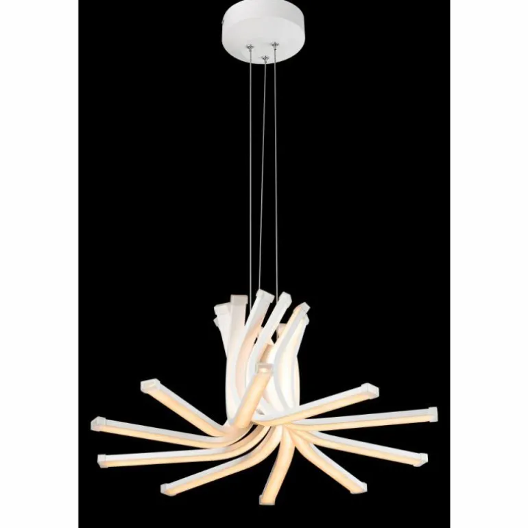 Suspension Globo LINCOLN LED Blanc, 1 lumière