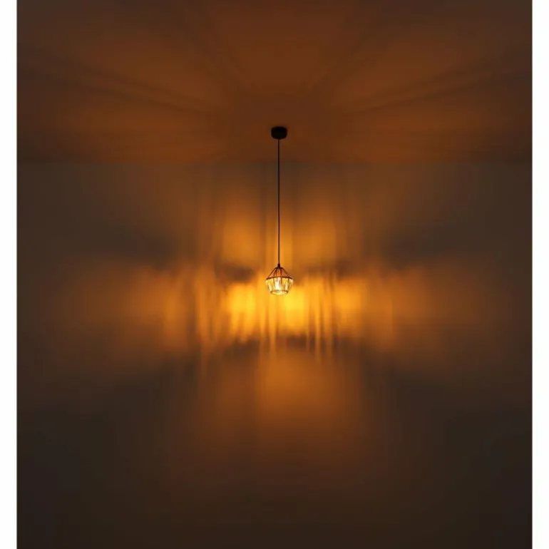 Suspension Globo LOIS Laiton, Noir, 1 lumière