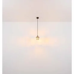 Suspension Globo LOIS Laiton, Noir, 1 lumière