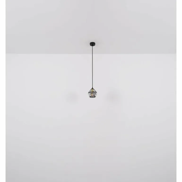 Suspension Globo LOIS Laiton, Noir, 1 lumière