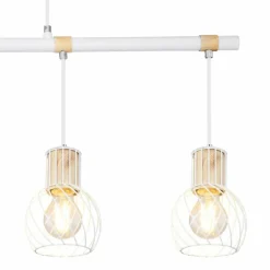 Suspension Globo LUISE Blanc, 4 lumières