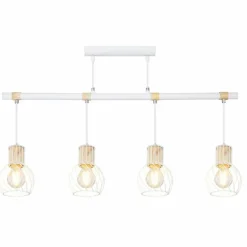 Suspension Globo LUISE Blanc, 4 lumières