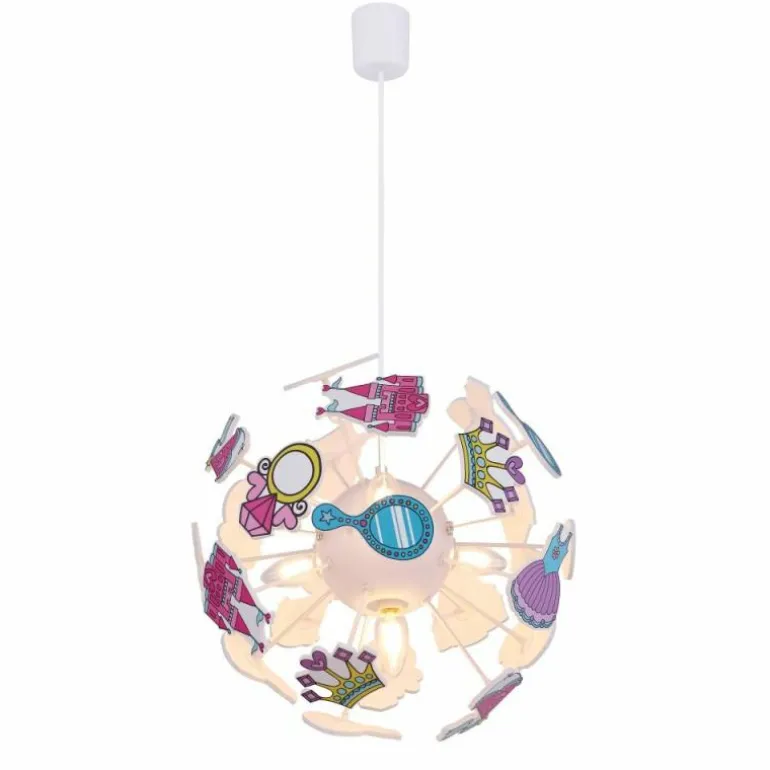 Suspension Globo LURRA Blanc, 4 lumières