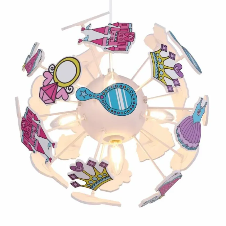 Suspension Globo LURRA Blanc, 4 lumières