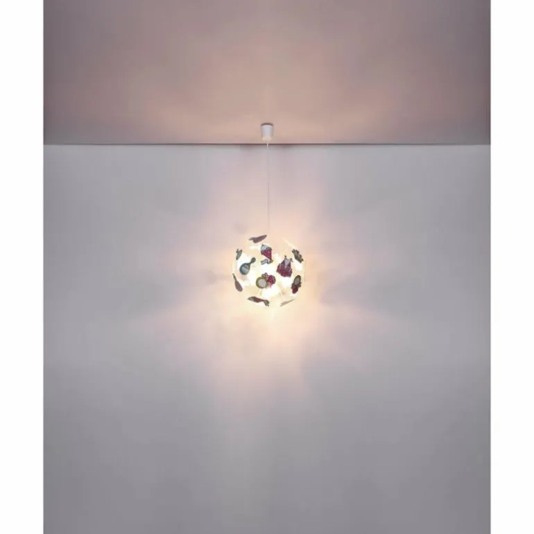 Suspension Globo LURRA Blanc, 4 lumières