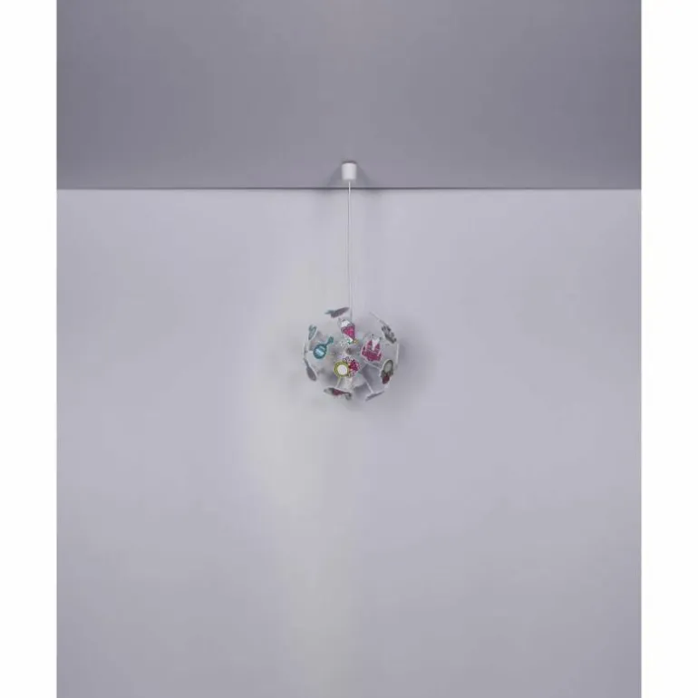 Suspension Globo LURRA Blanc, 4 lumières