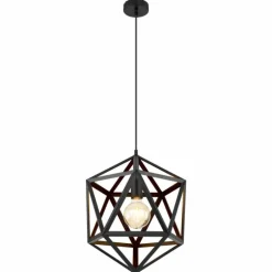 Suspension Globo LYDIA Noir, 1 lumière