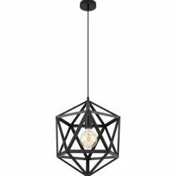 Suspension Globo LYDIA Noir, 1 lumière