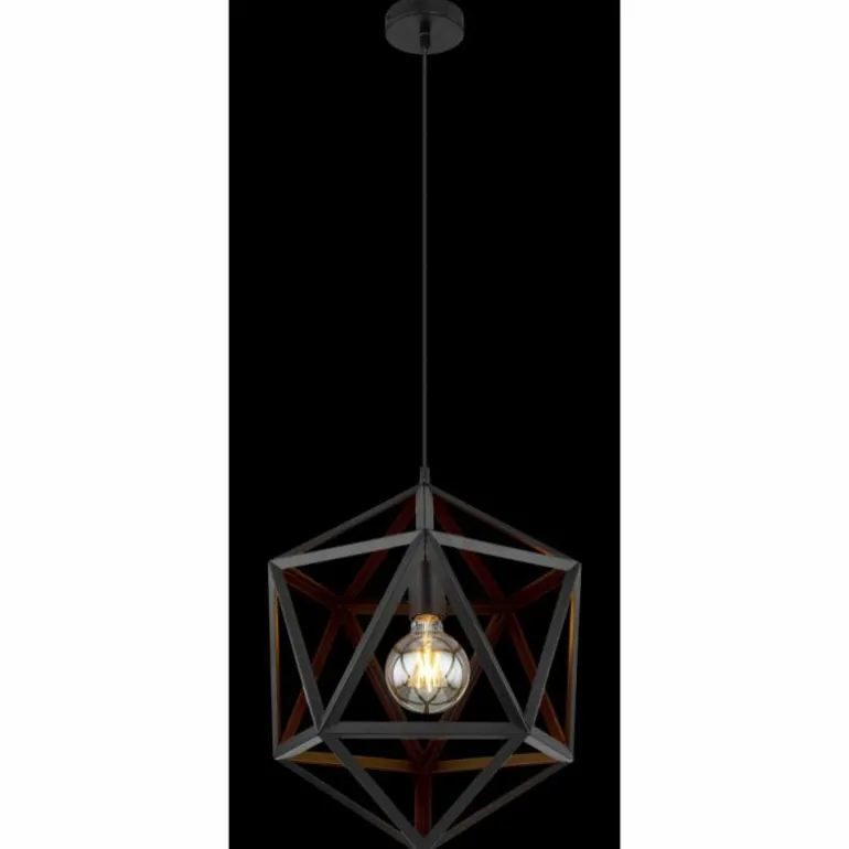 Suspension Globo LYDIA Noir, 1 lumière