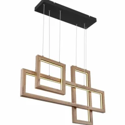 Suspension Globo MANDERA LED Noir, 1 lumière