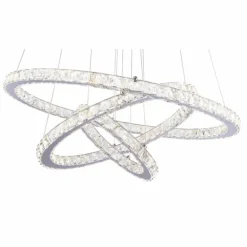 Suspension Globo MARILYN I Chrome, Aspect cristal, 1 lumière, Télécommandes