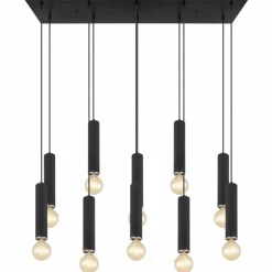 Suspension Globo MARION Noir, 10 lumières