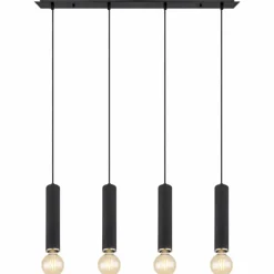 Suspension Globo MARION Noir, 4 lumières