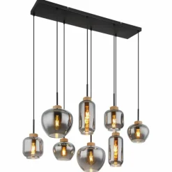 Suspension Globo MATT Noir, 8 lumières