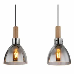 Suspension Globo MATTEA Noir, 5 lumières