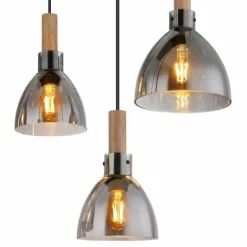 Suspension Globo MATTEA Noir, 6 lumières