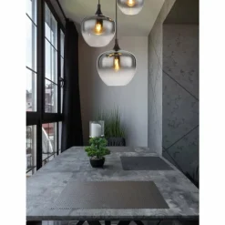 Suspension Globo MAXY Noir, 3 lumières