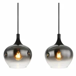 Suspension Globo MAXY Noir, 4 lumières