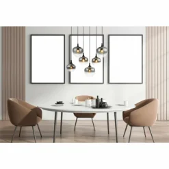 Suspension Globo MAXY Noir, 6 lumières