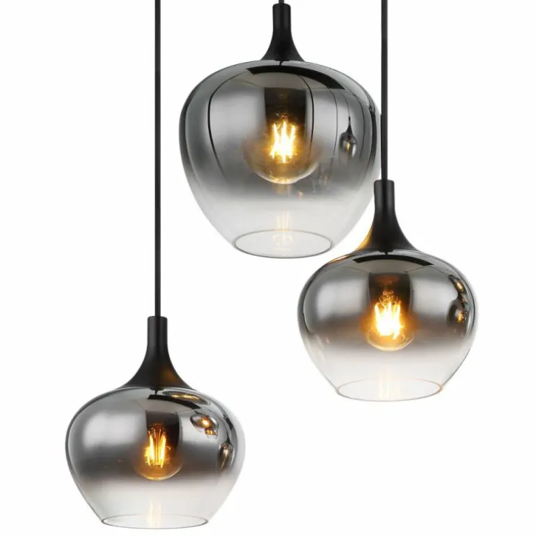 Suspension Globo MAXY Noir, 6 lumières