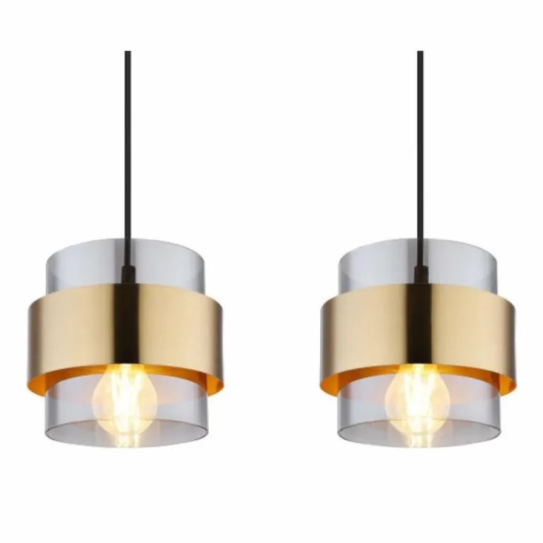 Suspension Globo MILLEY Noir, 4 lumières