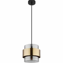 Suspension Globo MILLEY Noir, 1 lumière