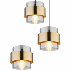 Suspension Globo MILLEY Noir, 3 lumières