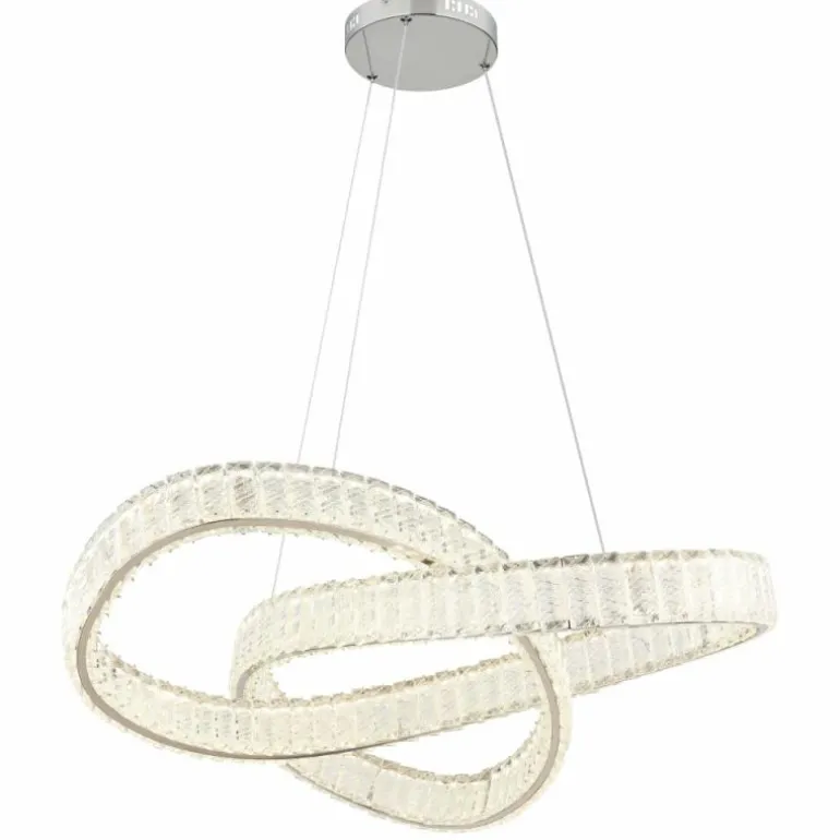 Suspension Globo MUCKY LED Chrome, 1 lumière