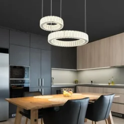 Suspension Globo MUCKY LED Chrome, 1 lumière, Télécommandes