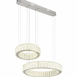 Suspension Globo MUCKY LED Chrome, 1 lumière, Télécommandes