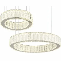 Suspension Globo MUCKY LED Chrome, 1 lumière, Télécommandes