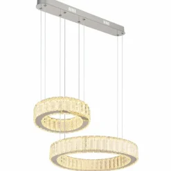 Suspension Globo MUCKY LED Chrome, 1 lumière, Télécommandes