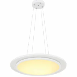 Suspension Globo MURPHY LED Blanc, 1 lumière, Télécommandes, Changeur de couleurs