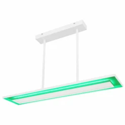 Suspension Globo MURPHY LED Blanc, 1 lumière, Télécommandes, Changeur de couleurs