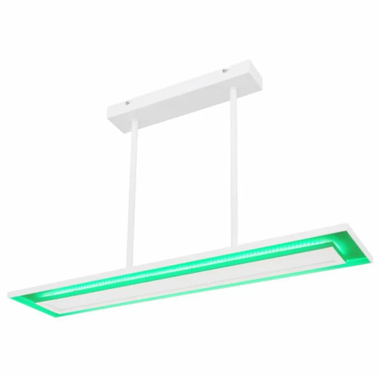 Suspension Globo MURPHY LED Blanc, 1 lumière, Télécommandes, Changeur de couleurs