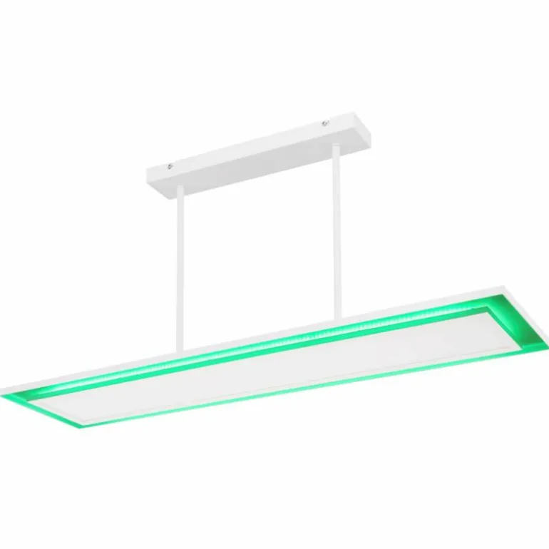 Suspension Globo MURPHY LED Blanc, 1 lumière, Télécommandes, Changeur de couleurs