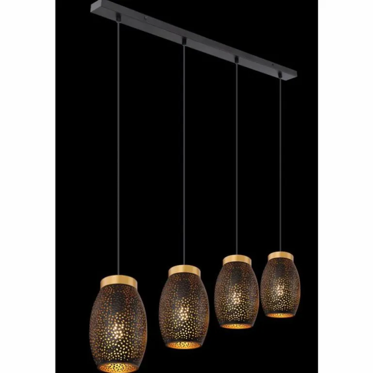 Suspension Globo NARRI Or, 4 lumières