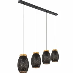 Suspension Globo NARRI Or, 4 lumières