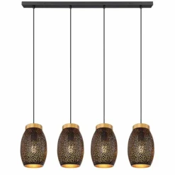 Suspension Globo NARRI Or, 4 lumières