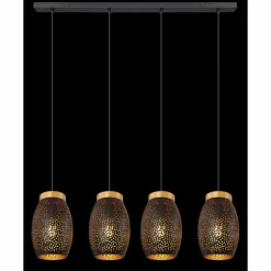 Suspension Globo NARRI Or, 4 lumières