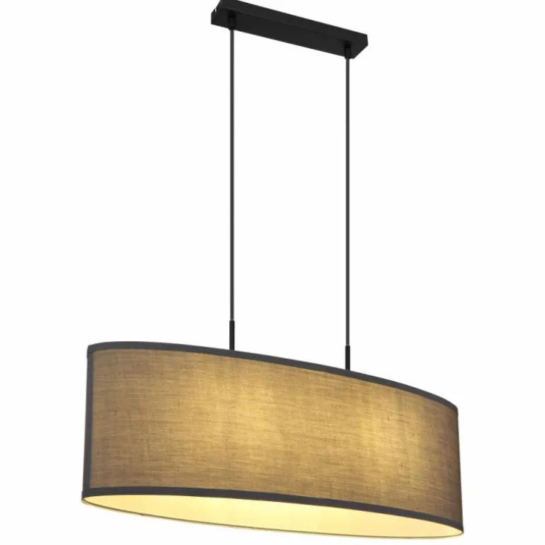 Suspension Globo NATHAN Noir, 2 lumières