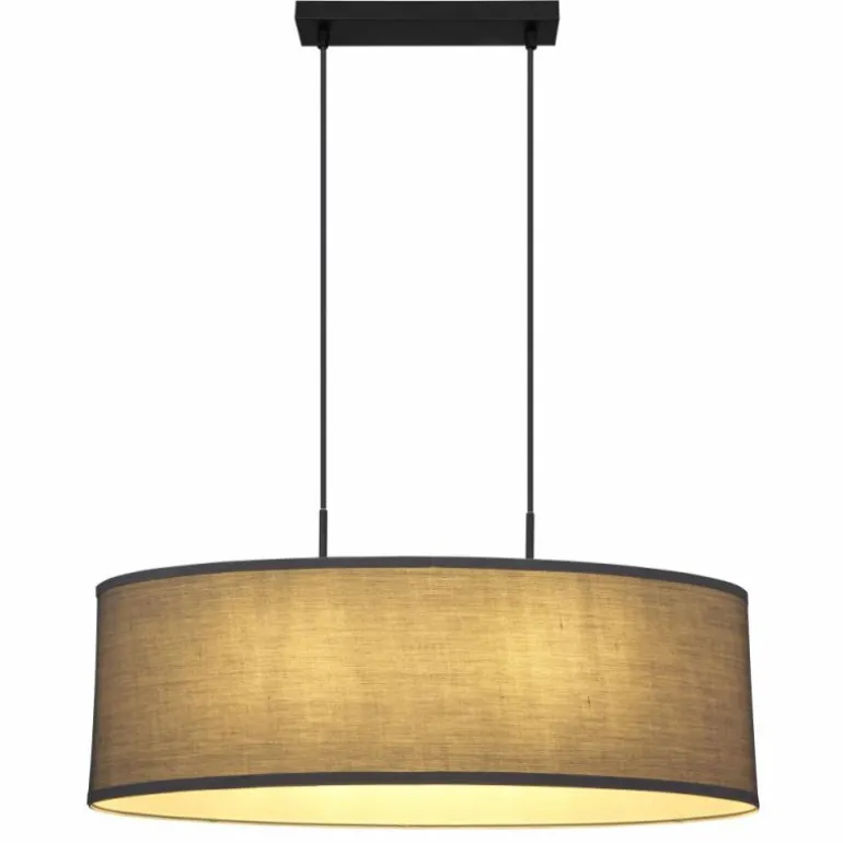 Suspension Globo NATHAN Noir, 2 lumières