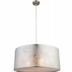 Suspension Globo Nickel mat, 3 lumières