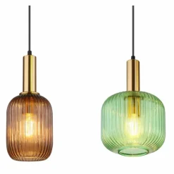 Suspension Globo NORMY Laiton, 4 lumières