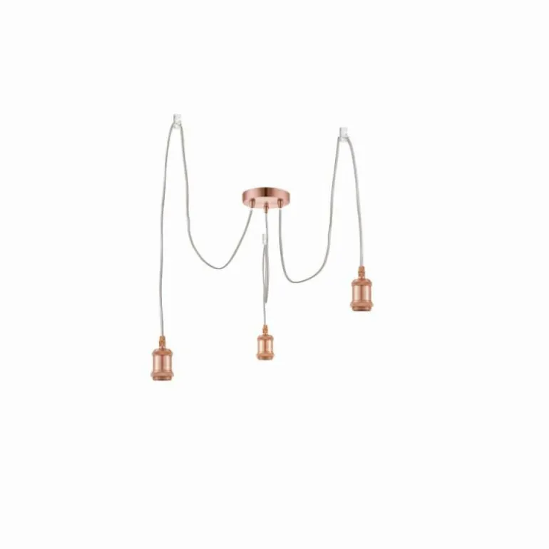 Suspension Globo OLIVER Cuivre, 3 lumières