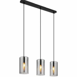 Suspension Globo OLLY Noir, 3 lumières