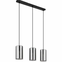 Suspension Globo OLLY Noir, 3 lumières